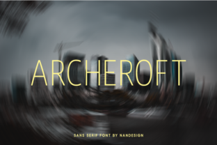 Archeroft: A Modern Sans Serif Font for Bold Brand Identity