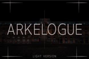 Arkelogue Light: A Modern Sans Serif for Clean Web Design