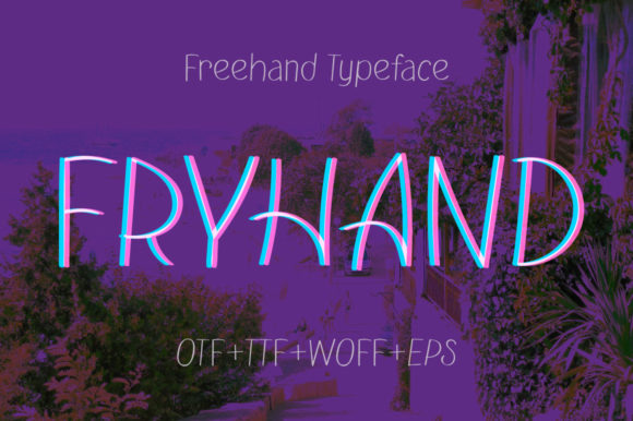 Fryhand: A Minimal Sans Serif Typeface for Modern Editorial Design