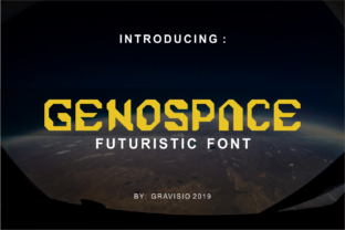 Genospace: The Sci-Fi Sans Serif for Bold Digital Branding