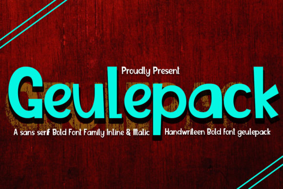 Geulepack: A Modern Sans Serif for Polished Digital Branding
