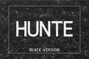 Hunte Black: A Modern Sans Serif for Editorial Design