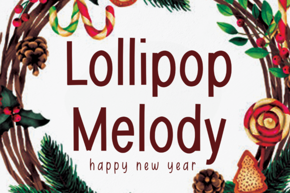 Lollipop Melody: A Simple Sans Serif Font for Crafters and Sellers