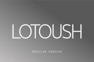 Lotoush Regular Typeface: Elevating Handmade Brand Identity