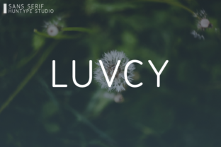 Luvcy: A Modern Sans Serif Typeface for Digital Branding