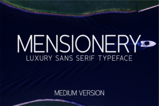Mensionery Medium: The Sans Serif Font for Professional Branding