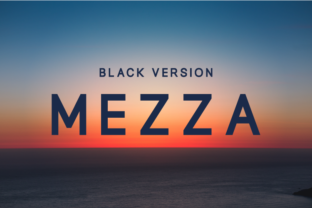 Mezza Black: A Premium Sans Serif Typeface for Polished Brand Identity
