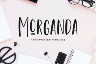 Morganda Typeface: A Handwritten Font for Branding and Digital Design