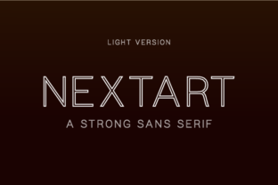 Nextart Outline Light: A Contemporary Sans Serif Review