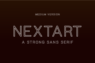 Nextart Outline Medium: Elevating Editorial Design with Modern Elegance