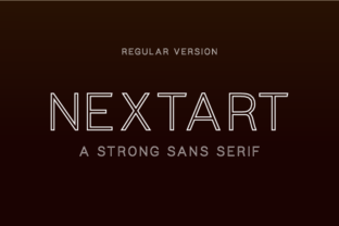 Nextart Outline Regular: A Modern Sans Serif for Editorial Clarity