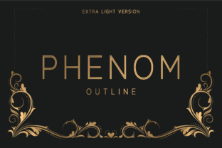 Phenom Outline Extra Light: A Modern Sans Serif for Brand Identity