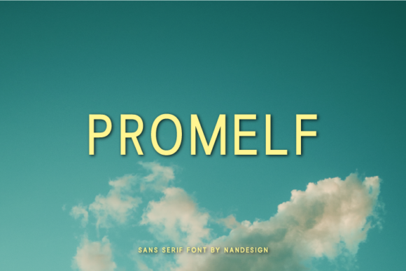 Promelf: The Clean Sans Serif Typeface for Handmade Shop Branding