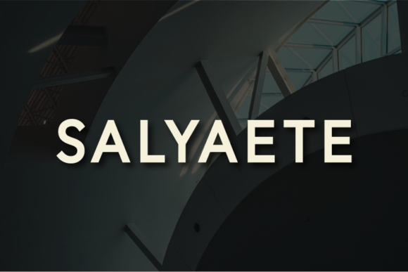 Salyaete: A Handwritten Font for Editorial Design