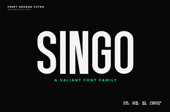 Singo Typeface: A Valiant Sans Serif for Bold Digital Campaigns