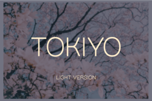 Tokiyo Light: The Sans Serif Typeface for Clean, Professional Branding