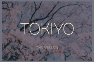 Tokiyo Thin: Elevating Editorial Design with Minimalist Elegance