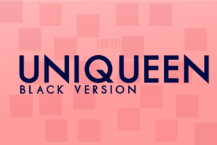 Uniqueen Black Typeface Review for Digital Branding
