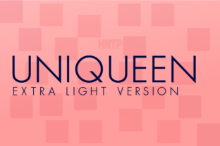 Uniqueen Extra Light: Elevating Editorial Design with Modern Typography