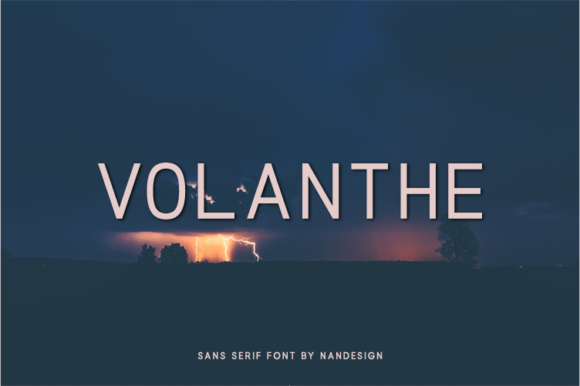 Volanthe: The Minimal Sans Serif Typeface for Modern Craft Brands